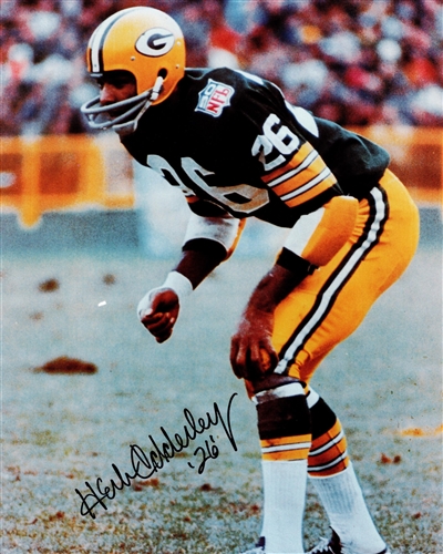 HERB ADDERLEY SIGNED 8X10 PACKERS PHOTO #4