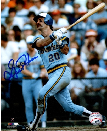 GORMAN THOMAS SIGNED 16X20 BREWERS PHOTO #9