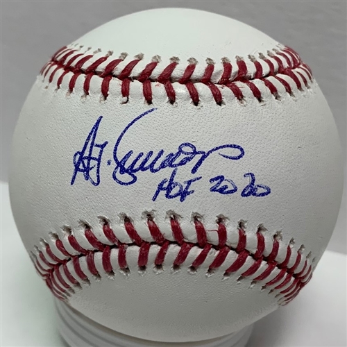 TED SIMMONS SIGNED OFFICIAL MLB BASEBALL W/ HOF 2020