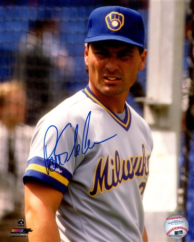 BILL SCHROEDER SIGNED 8X10 BREWERS PHOTO #1