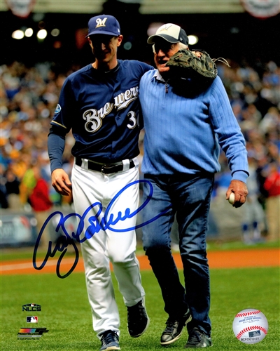 CRAIG COUNSELL SIGNED 8X10 BREWERS PHOTO #6