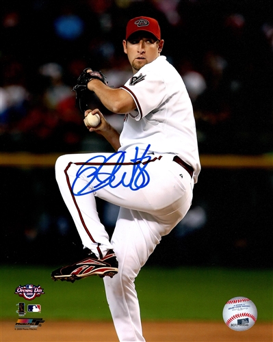 BRANDON WEBB SIGNED 8X10 DIAMONDBACKS PHOTO #2