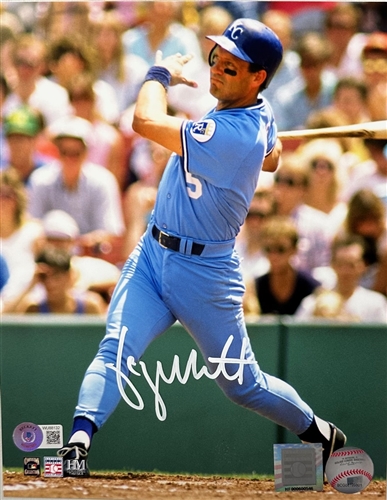 GEORGE BRETT SIGNED 8X10 ROYALS PHOTO #7 - JSA