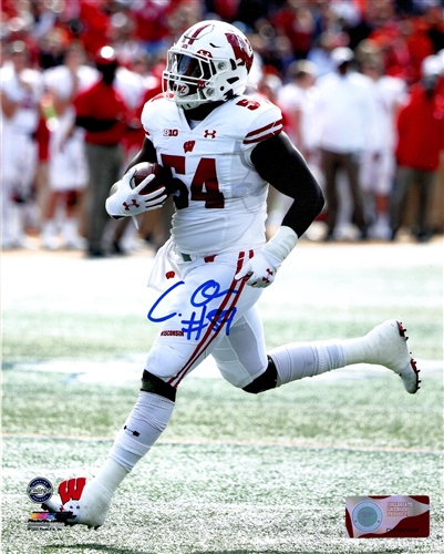 CHRIS ORR SIGNED 16X20 WI BADGERS PHOTO #1