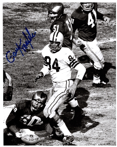 GARY KNAFELC SIGNED PACKERS 8X10 PHOTO #7