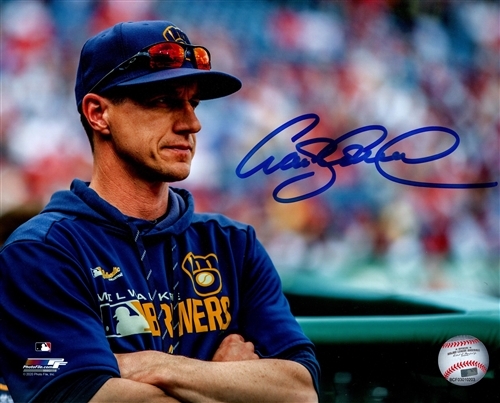 CRAIG COUNSELL SIGNED 16X20 BREWERS PHOTO #7 - JSA