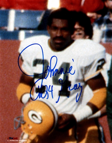 JOHNNIE GRAY SIGNED PACKERS 8X10 PHOTO #4