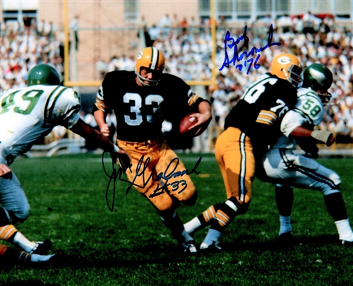 BOB SKORONSKI & JIM GRABOWSKI DUAL SIGNED PACKERS 8X10 PHOTO