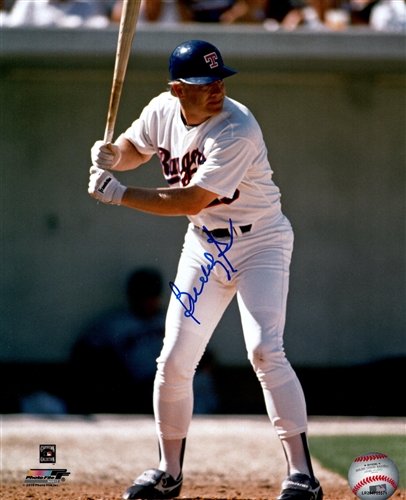 BUDDY BELL SIGNED 8X10 RANGERS PHOTO #1