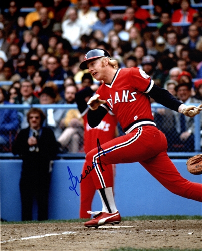 BUDDY BELL SIGNED 8X10 INDIANS PHOTO #1