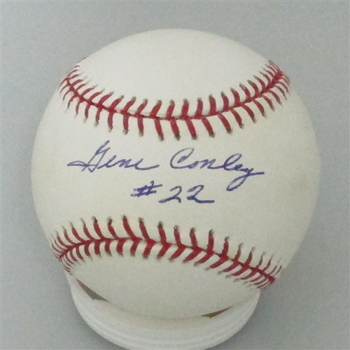 GENE CONLEY (d) SIGNED OFFICIAL MLB  BASEBALL