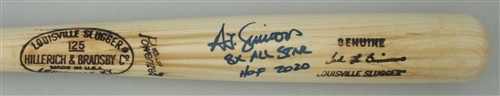 TED SIMMONS SIGNED LOUISVILLE SLUGGER GAME MODEL BAT W/ "8 x AS, HOF 2020" - JSA