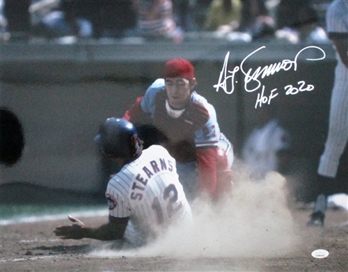 TED SIMMONS SIGNED 16X20 CARDINALS PHOTO #4 W/ HOF - JSA