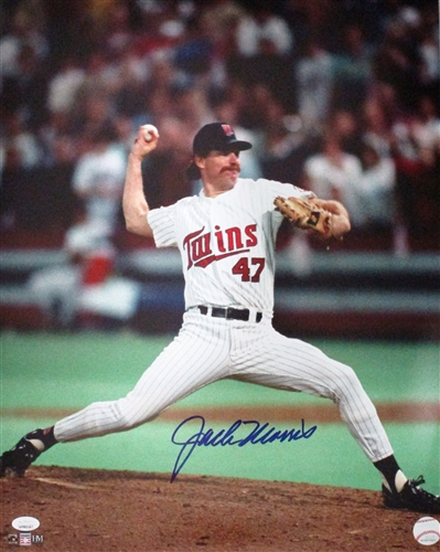 JACK MORRIS SIGNED 16X20 TWINS PHOTO #1 - JSA