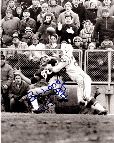 BOB LONG SIGNED 8X10 PACKERS PHOTO #4