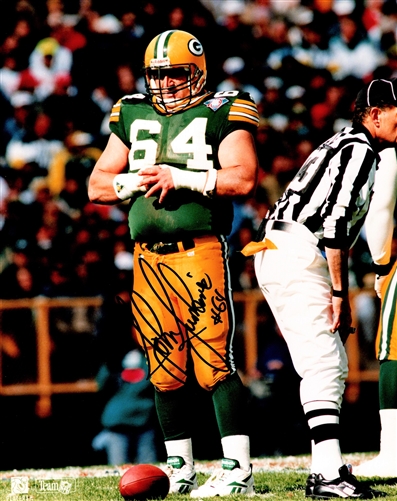 JOHN JURKOVIC SIGNED 8X10 PACKERS PHOTO #1