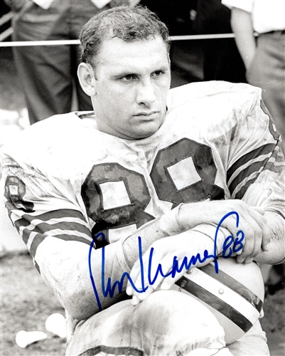 RON KRAMER (d) SIGNED 8X10 PACKERS PHOTO #1