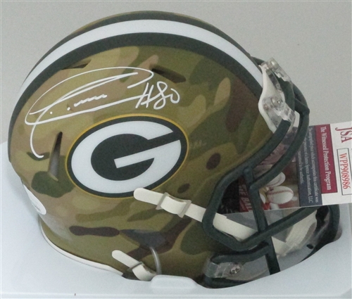 DONALD DRIVER SIGNED PACKERS CAMO MINI HELMET - JSA