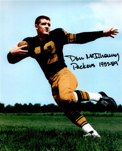 DON McILHENNY SIGNED 8X10 PACKERS PHOTO #1