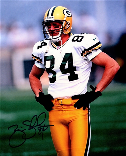BILL SCHROEDER SIGNED 8X10 PACKERS PHOTO #3
