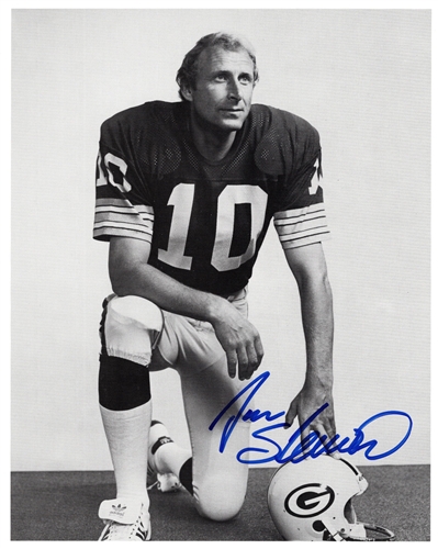 JAN STENERUD SIGNED 8X10 PACKERS PHOTO #3