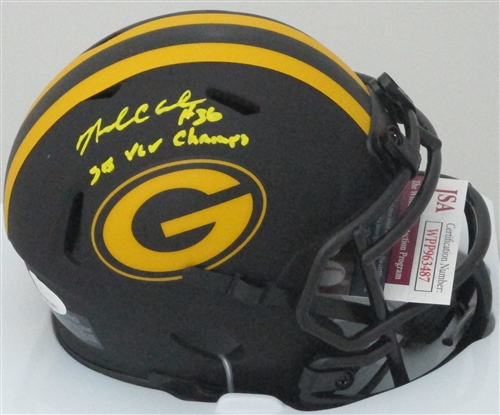 NICK COLLINS SIGNED PACKERS ECLIPSE MINI HELMET W/ XLV CHAMPS - JSA