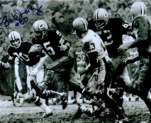 BOB LONG SIGNED 8X10 PACKERS PHOTO #5