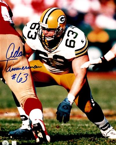 ADAM TIMMERMAN SIGNED 8X10 PACKERS PHOTO #1