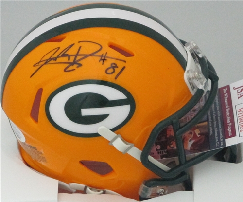 JOSIAH DEGUARA SIGNED PACKERS SPEED MINI HELMET - JSA