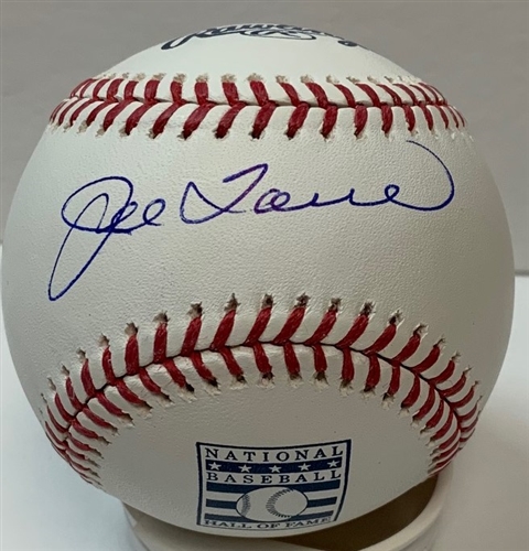 JOE TORRE SIGNED OFFICIAL MLB HOF LOGO BASEBALL - YANKEES - JSA