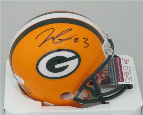 JAIRE ALEXANDER SIGNED RIDDELL PACKERS MINI HELMET - JSA