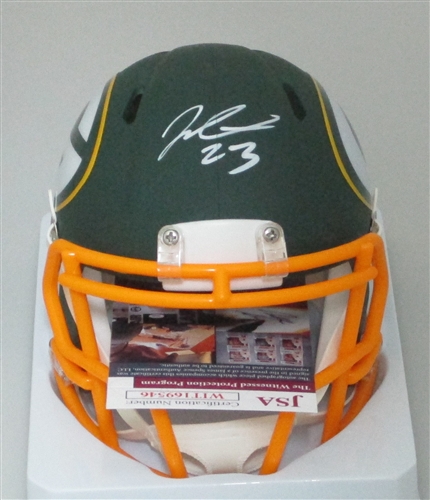 JAIRE ALEXANDER SIGNED RIDDELL PACKERS AMP MINI HELMET - JSA