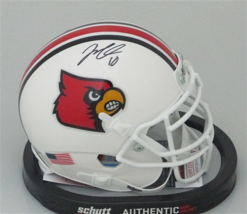 JAIRE ALEXANDER SIGNED RIDDELL LOUISVILLE CARDINALS MINI HELMET - JSA