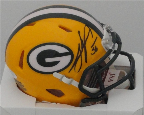 JULIUS PEPPERS SIGNED PACKERS SPEED MINI HELMET - JSA