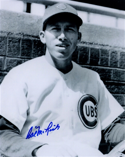 CAL McLISH SIGNED 8X10 CUBS PHOTO #1