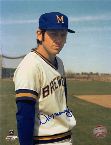 DON MONEY SIGNED 8X10 BREWERS PHOTO #7