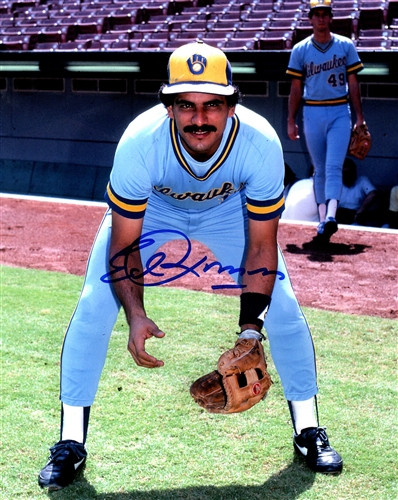 ED ROMERO SIGNED 8X10 BREWERS PHOTO #4