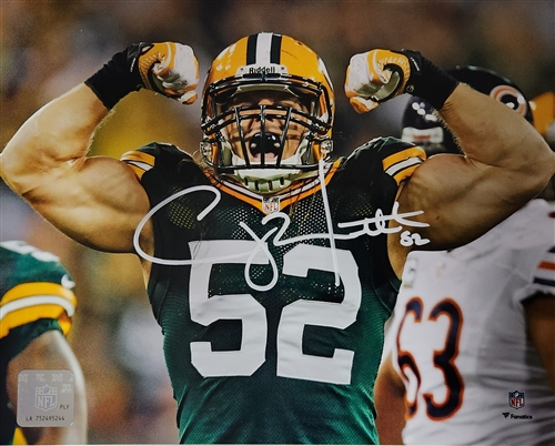 CLAY MATTHEWS SIGNED 8X10 PACKERS PHOTO #2