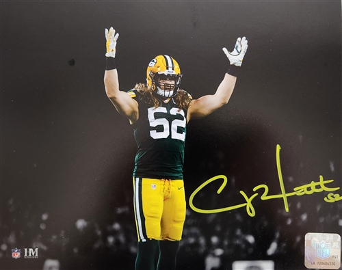 CLAY MATTHEWS SIGNED 8X10 PACKERS PHOTO #3