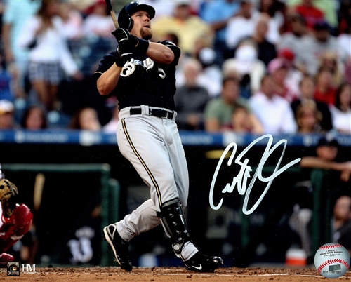 GEOFF JENKINS SIGNED 8X10 BREWERS PHOTO #2