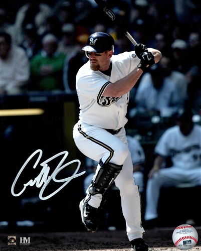 GEOFF JENKINS SIGNED 8X10 BREWERS PHOTO #4