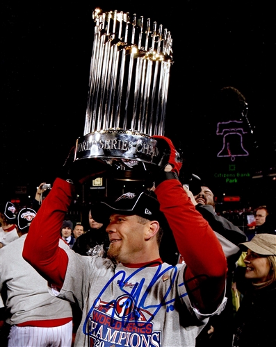 GEOFF JENKINS SIGNED 8X10 PHILLIES PHOTO #3