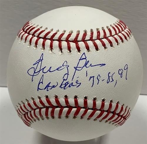 BUDDY BELL SIGNED OFFICIAL MLB BASEBALL W/ RANGERS - JSA