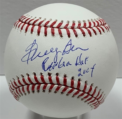 BUDDY BELL SIGNED OFFICIAL MLB BASEBALL W/ RANGERS HOF - JSA