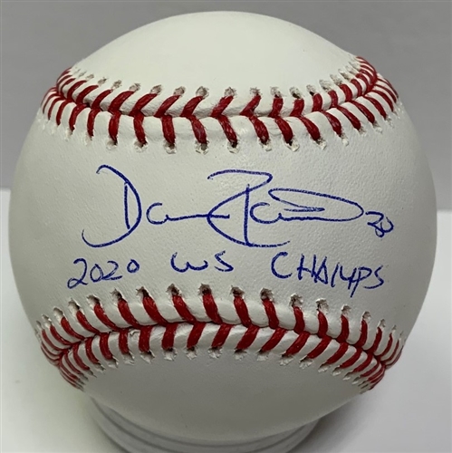 DAVE ROBERTS SIGNED OFFICIAL MLB BASEBALL W/ 2020 WS CHAMPS - JSA