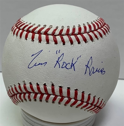 TIM RAINES SIGNED OFFICIAL MLB BASEBALL W/ "ROCK" - JSA