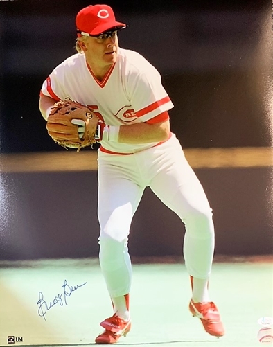 BUDDY BELL SIGNED CINCI REDS 16X20 PHOTO #2 - JSA