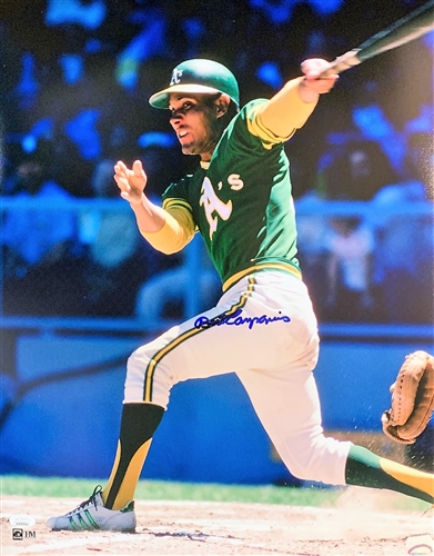 BERT CAMPANERIS SIGNED ATHLETCS 16X20 PHOTO #1 - JSA