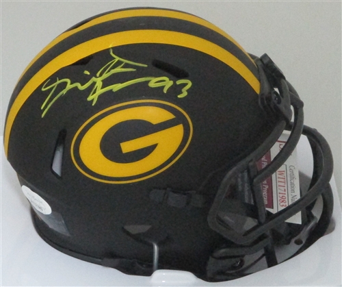 GILBERT BROWN SIGNED PACKERS ECLIPSE SPEED MINI HELMET - JSA