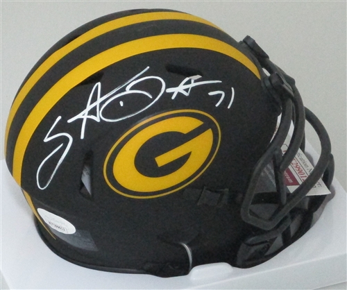 SANTANA DOTSON SIGNED PACKERS ECLIPSE MINI HELMET - JSA